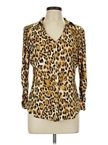 Peter Nygard Long Sleeve Blouse (view 1)