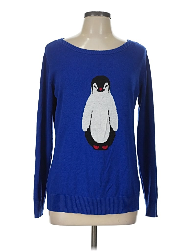 Pre-owned New Directions Pullover Sweater In Blue