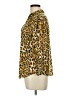 Peter Nygard Animal Print Gold Long Sleeve Blouse Size L - photo 5