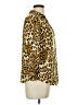 Peter Nygard Animal Print Gold Long Sleeve Blouse Size L - photo 4