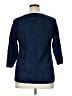 Coldwater Creek Polka Dots Blue Pullover Sweater Size 16 - photo 2