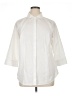 Talbots Ivory 3/4 Sleeve Button-Down Shirt Size 14 - photo 1