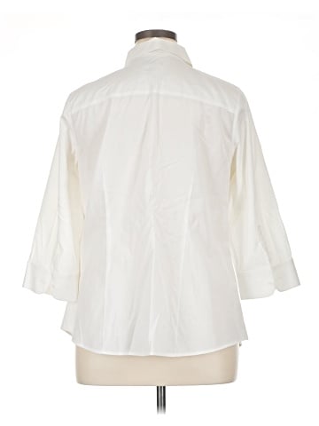 Talbots 3/4 Sleeve Button-Down Shirt (view 2)