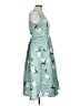 Assorted Brands Floral Teal Casual Dress Size L - photo 4