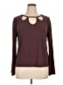Mudd Burgundy Long Sleeve T-Shirt Size 1X - photo 1