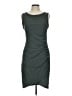 Leith Solid Gray Casual Dress Size L - photo 1