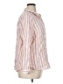 Chico's Stripes Pink Long Sleeve Button-Down Shirt Size XL - photo 4