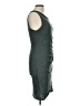 Leith Solid Gray Casual Dress Size L - photo 4
