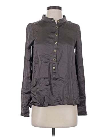 Patterson J. Kincaid Long Sleeve Silk Top (view 1)