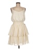 Express 100% Polyester Ivory Casual Dress Size M - photo 1