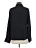 MNG 100% Polyester Solid Black Long Sleeve Blouse Size 8 - photo 2