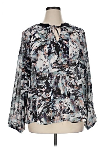 Simply Vera Vera Wang Long Sleeve Blouse (view 1)