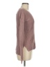 Pink Rose Brown Pullover Sweater Size M - photo 4