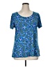 Lularoe Blue Short Sleeve Blouse Size XL - photo 1