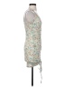 Haute Monde Floral Green Cocktail Dress Size S - photo 4