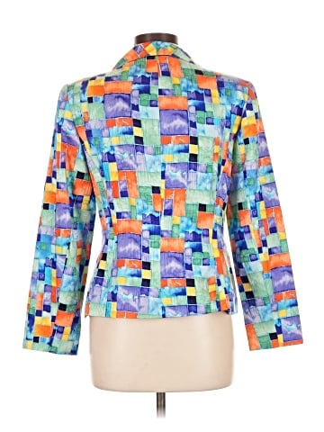 Teri Jon by Rickie Freeman Silk Blazer (view 2)