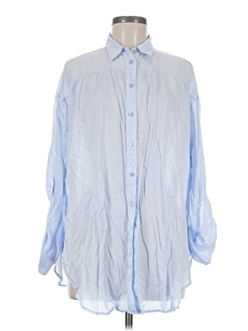 Express Long Sleeve Button-Down Shirt (view 1)