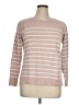 Liz Claiborne Stripes Pink Pullover Sweater Size XL - photo 1