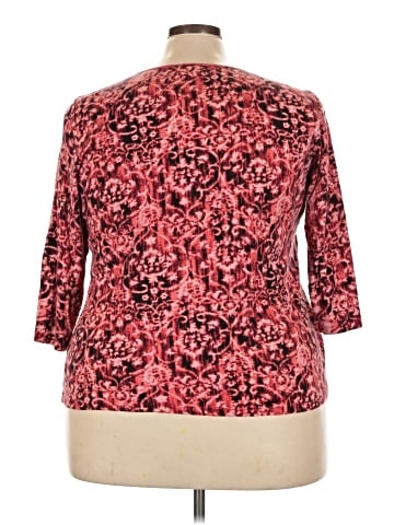 JM Collection 3/4 Sleeve Top (view 2)