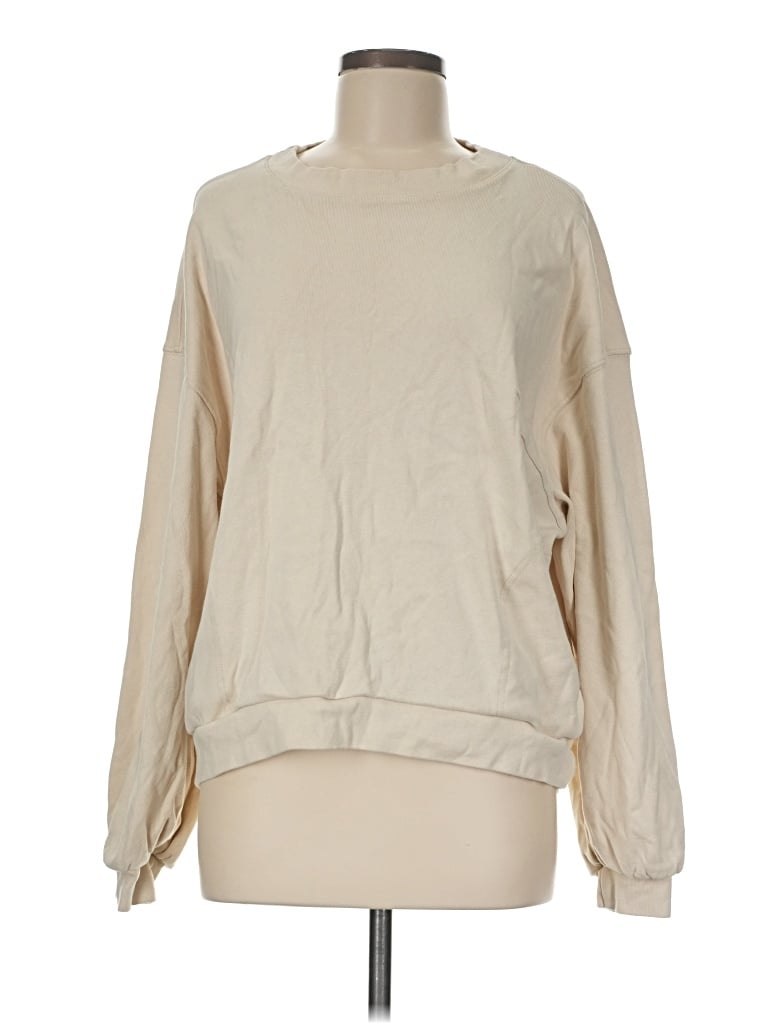 Pre-owned Fp Beach Sweatshirt In Tan