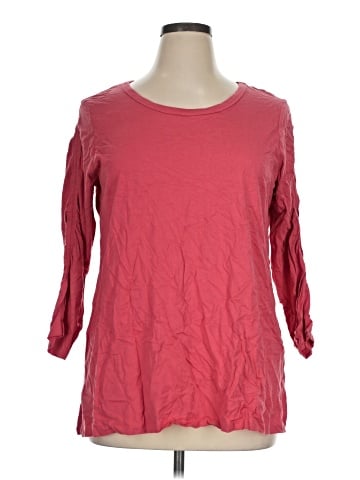 LOGO by Lori Goldstein 3/4 Sleeve T-Shirt (view 1)