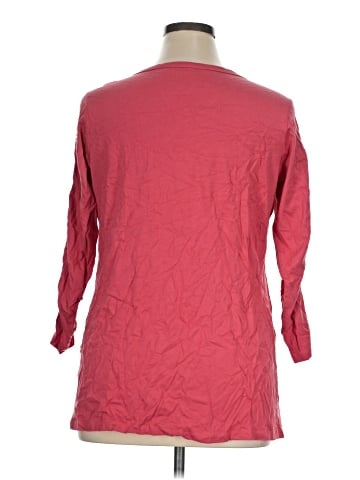 LOGO by Lori Goldstein 3/4 Sleeve T-Shirt (view 2)