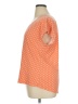 Chico's Polka Dots Orange Short Sleeve Top Size XL (3) - photo 5