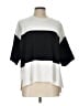 DKNY Color Block White Poncho Size L - photo 1