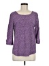 Maison Scotch 100% Polyester Purple 3/4 Sleeve Top Size Med (2) - photo 1
