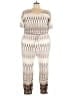 Lularoe Graphic Aztec Or Tribal Print Stripes Ivory Jumpsuit Size 24 - 26 - photo 1