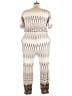 Lularoe Graphic Aztec Or Tribal Print Stripes Ivory Jumpsuit Size 24 - 26 - photo 2