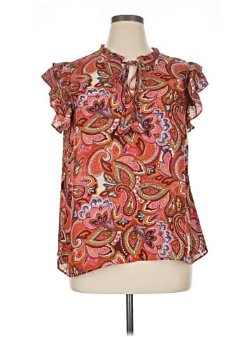 Mix Nouveau Short Sleeve Blouse (view 1)