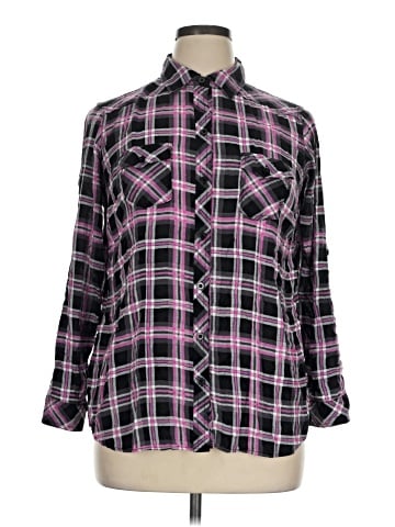 Torrid Long Sleeve Button-Down Shirt (view 1)