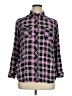 Torrid 100% Rayon Plaid Purple Long Sleeve Button-Down Shirt Size 1X Plus (1) - photo 1