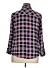 Torrid 100% Rayon Plaid Purple Long Sleeve Button-Down Shirt Size 1X Plus (1) - photo 2