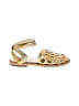 Jil Sander Gold Sandals Size EU 38 1/2 - photo 1