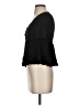 Rewind 100% Rayon Black Short Sleeve Top Size S - photo 5