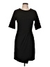 Lulus Solid Black Casual Dress Size L - photo 1