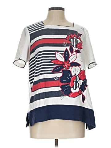 Alfred Dunner Short Sleeve Blouse (view 1)
