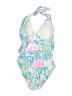 Lilly Pulitzer Paisley Blue One Piece Swimsuit Size 10 - photo 2