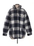 American Eagle Outfitters Plaid Gray Coat Size M - photo 1