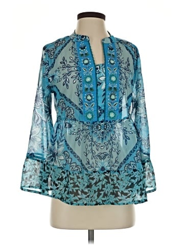 Soft Surroundings 3/4 Sleeve Blouse (view 1)
