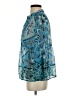 Soft Surroundings 100% Polyester Blue 3/4 Sleeve Blouse Size XS (petite) - photo 5