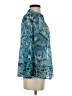 Soft Surroundings 100% Polyester Blue 3/4 Sleeve Blouse Size XS (petite) - photo 4