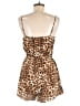 Bear Dance Animal Print Brown Romper Size L - photo 2