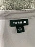 Torrid 100% Polyester Gray 3/4 Sleeve Blouse Size 4X Plus (4) - photo 7