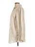 Talbots 100% Linen Tan Long Sleeve Button-Down Shirt Size L - photo 5