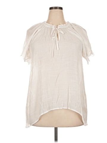 Forgotten Grace Short Sleeve Blouse (view 1)