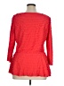 New Directions Red Long Sleeve Blouse Size XL - photo 2