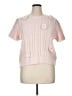Francesca's 100% Polyester Pink Sweater Vest Size XL - photo 1